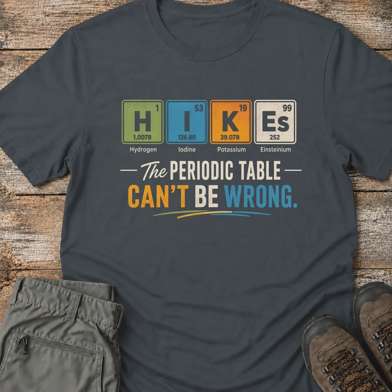 HIKES PERIODIC TABLE T‑Shirt