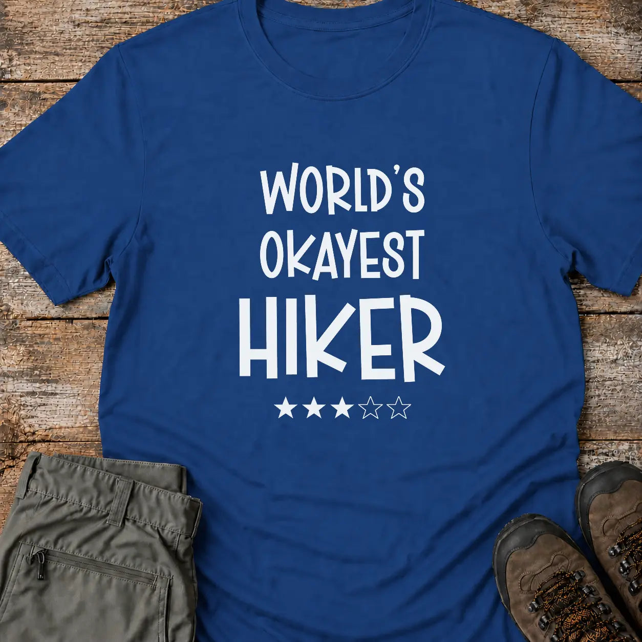 WORLD'S OKAYEST HIKER* T-Shirt