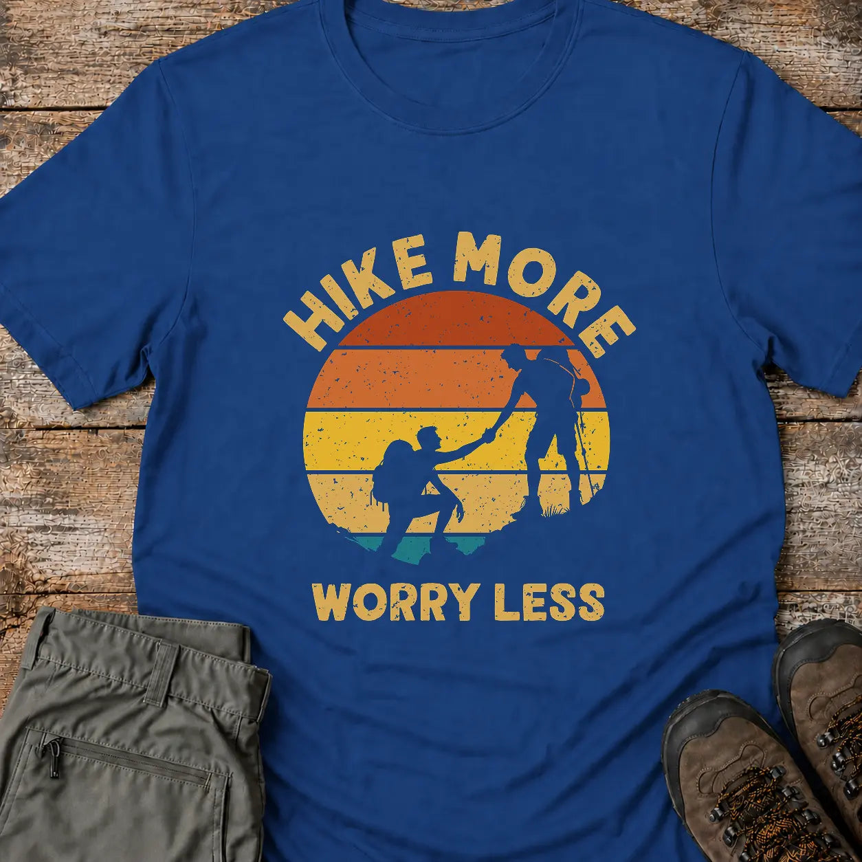 HIKE MORE WORRY LESS. T-Shirt