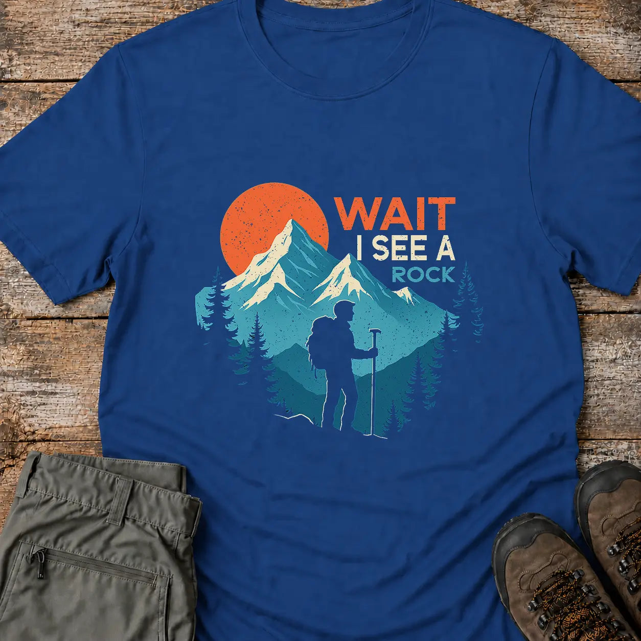WAIT I SEE A ROCK T-Shirt