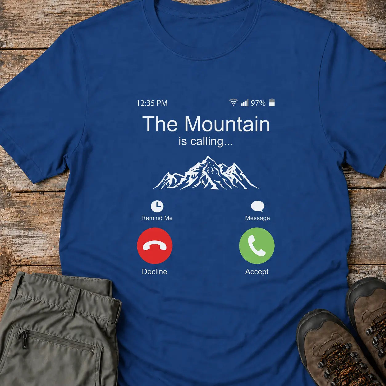 THE MOUNTAIN IS CALLING T-Shirt