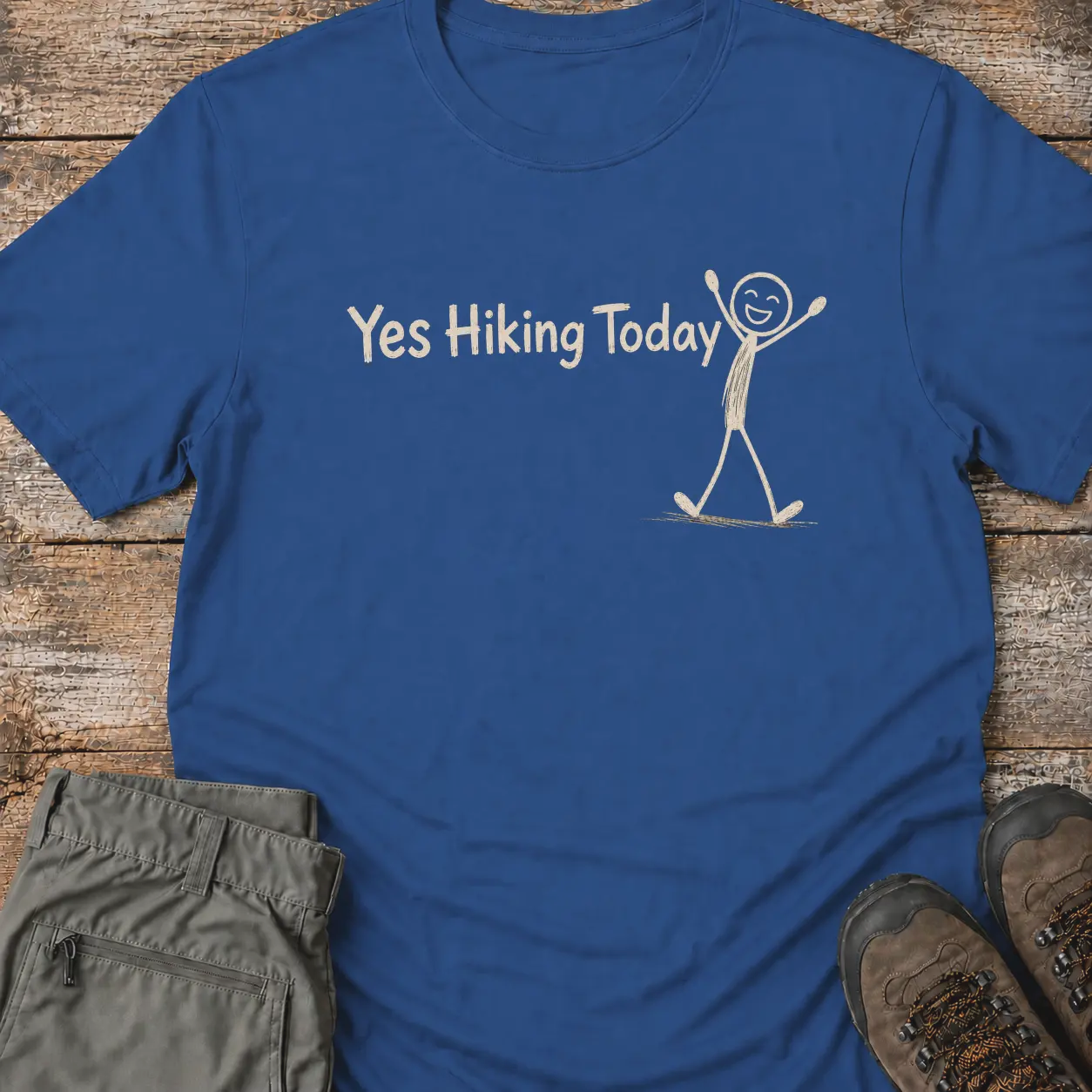 YES HIKING TODAY T-Shirt