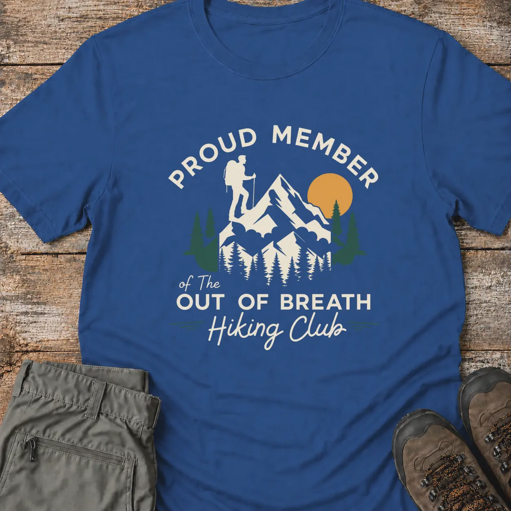 OUT OF BREATH HIKING CLUB T-Shirt