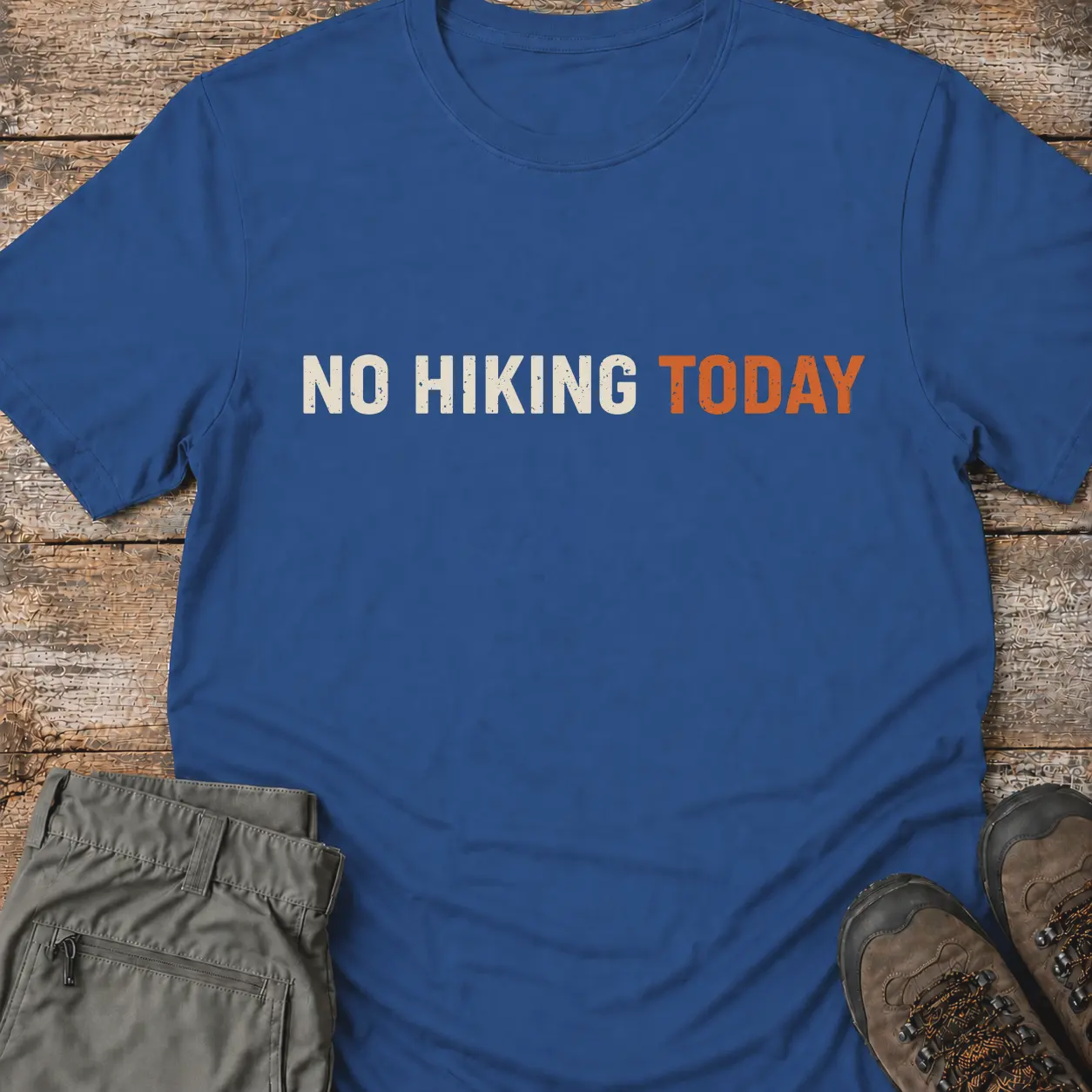 NO HIKING TODAY T-Shirt