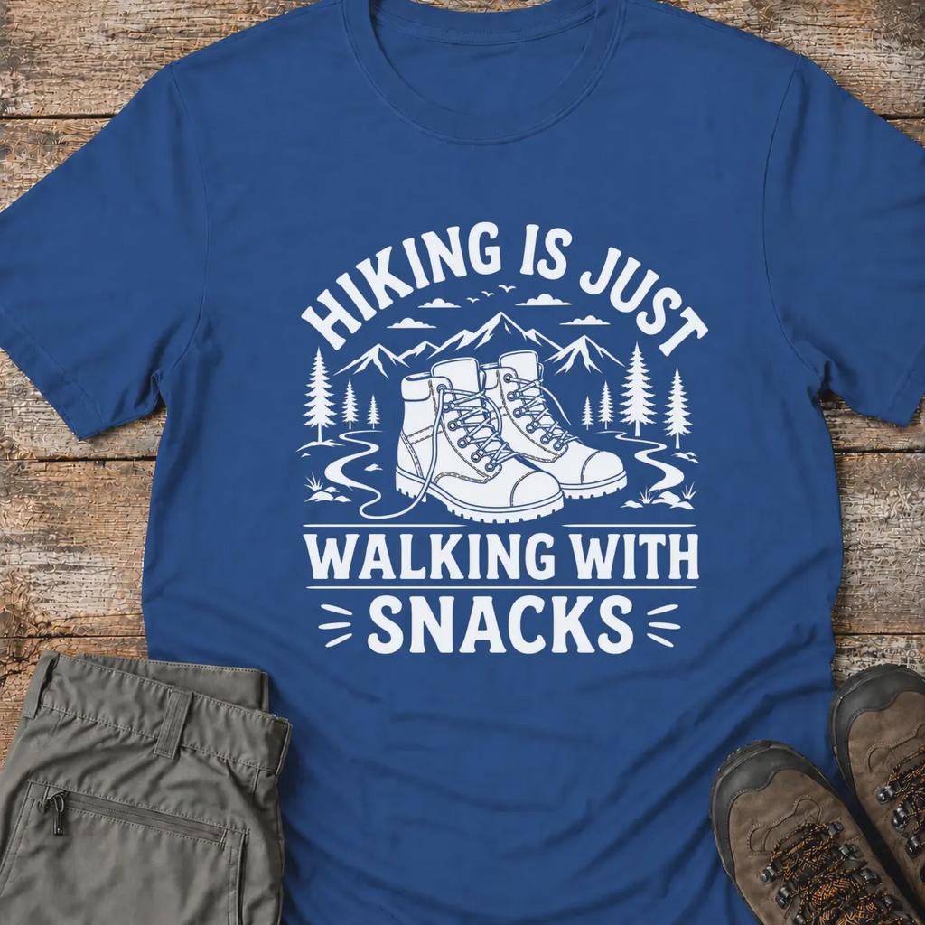 HIKING IS JUST WALKING T-Shirt