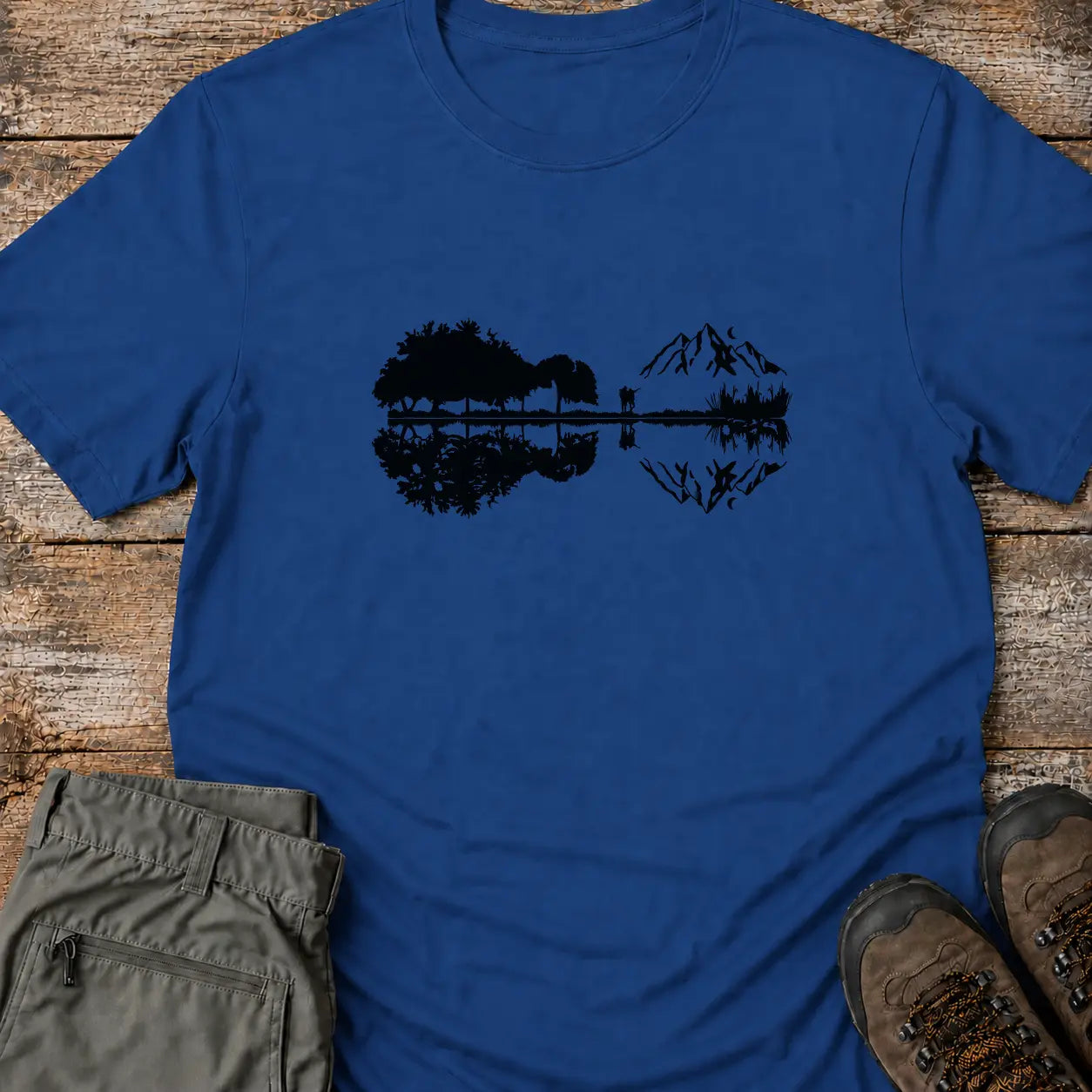 GUITAR AND MOUNTAIN T-Shirt