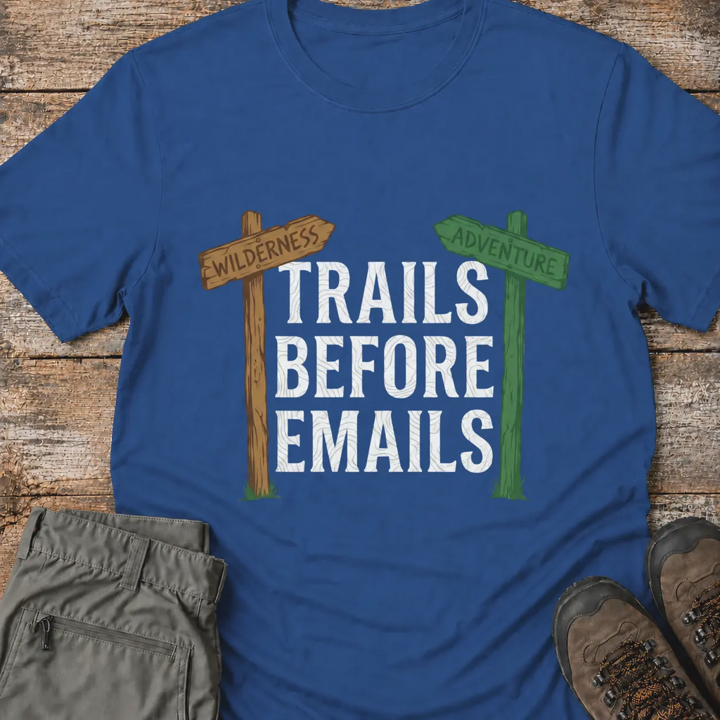 TRAILS BEFORE EMAILS T-Shirt