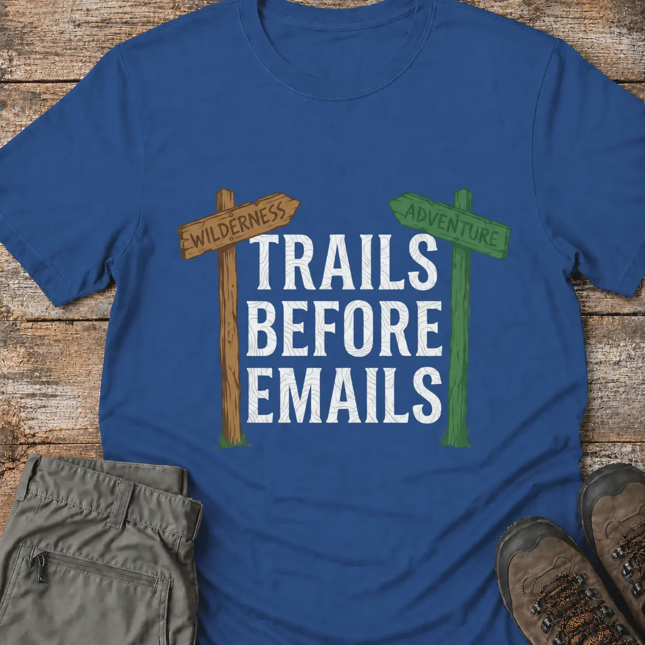 TRAILS BEFORE EMAILS T-Shirt