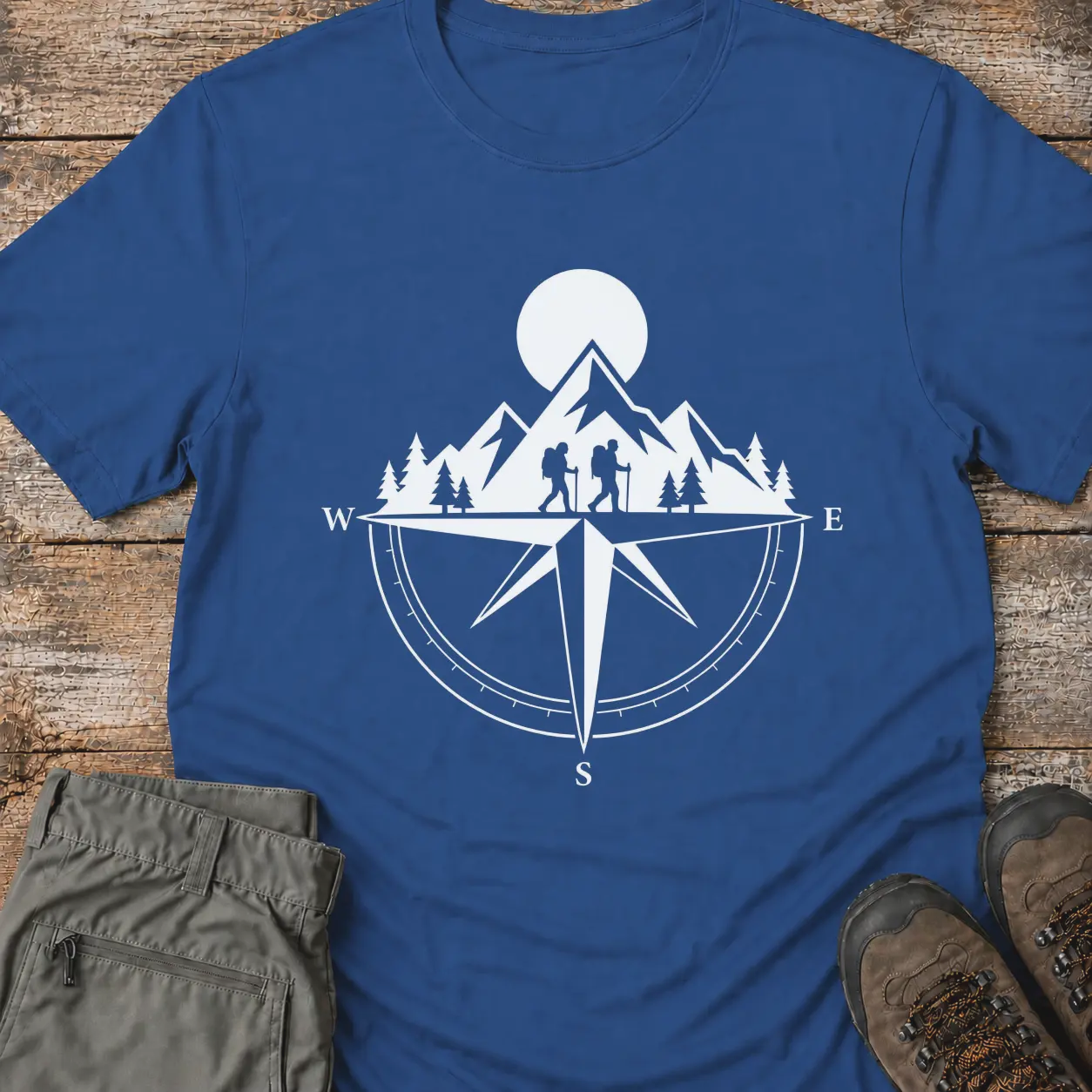 PINE, MOON & COMPASS T-Shirt