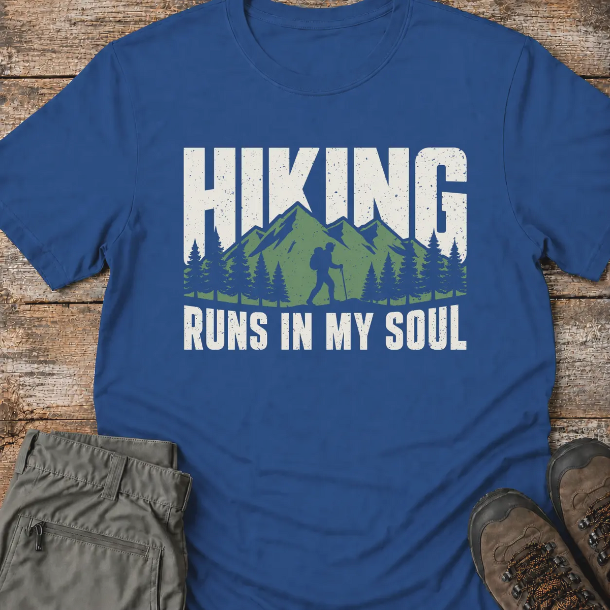 HIKING RUNS IN MY SOUL T-Shirt