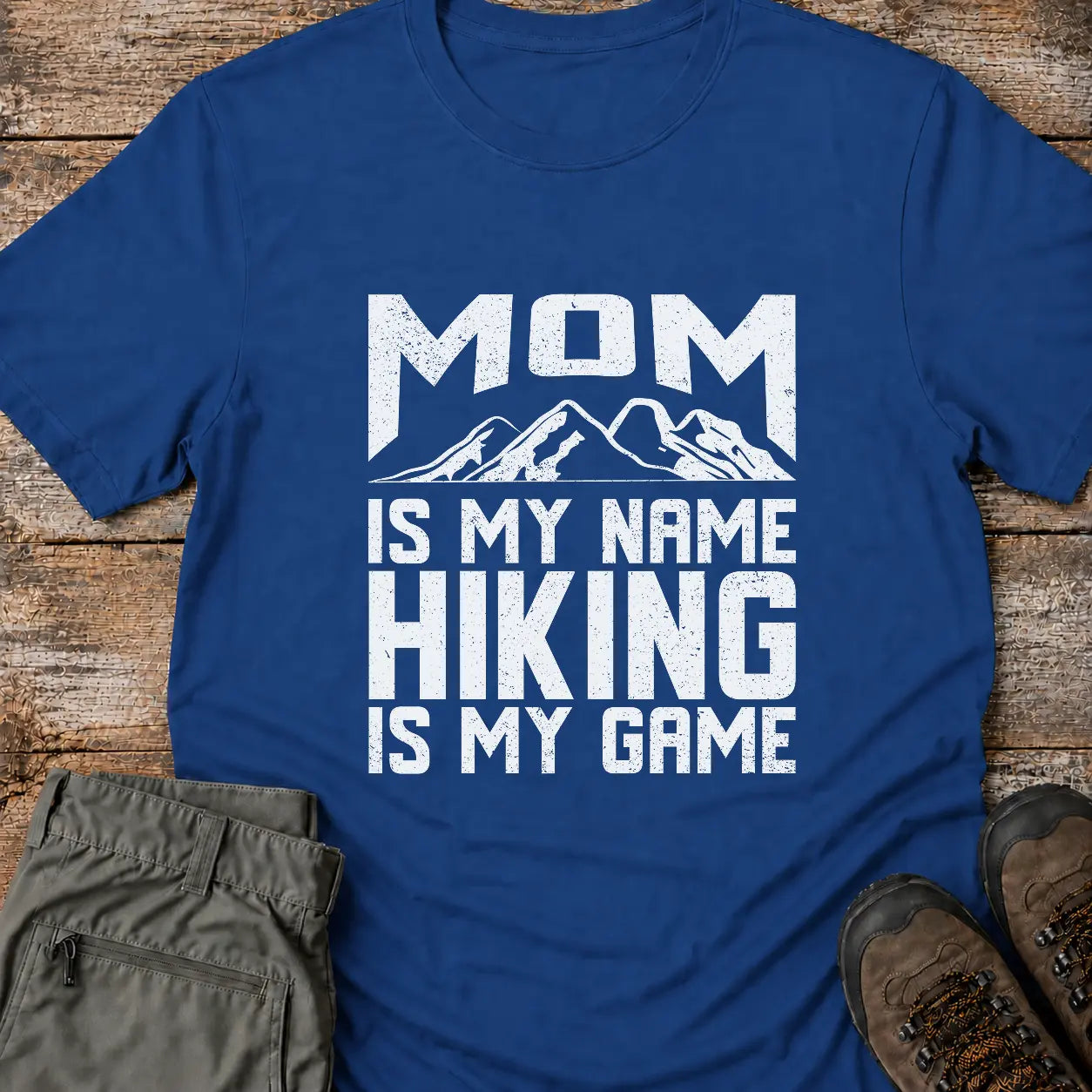 MOM HIKING HIKING  T-Shirt
