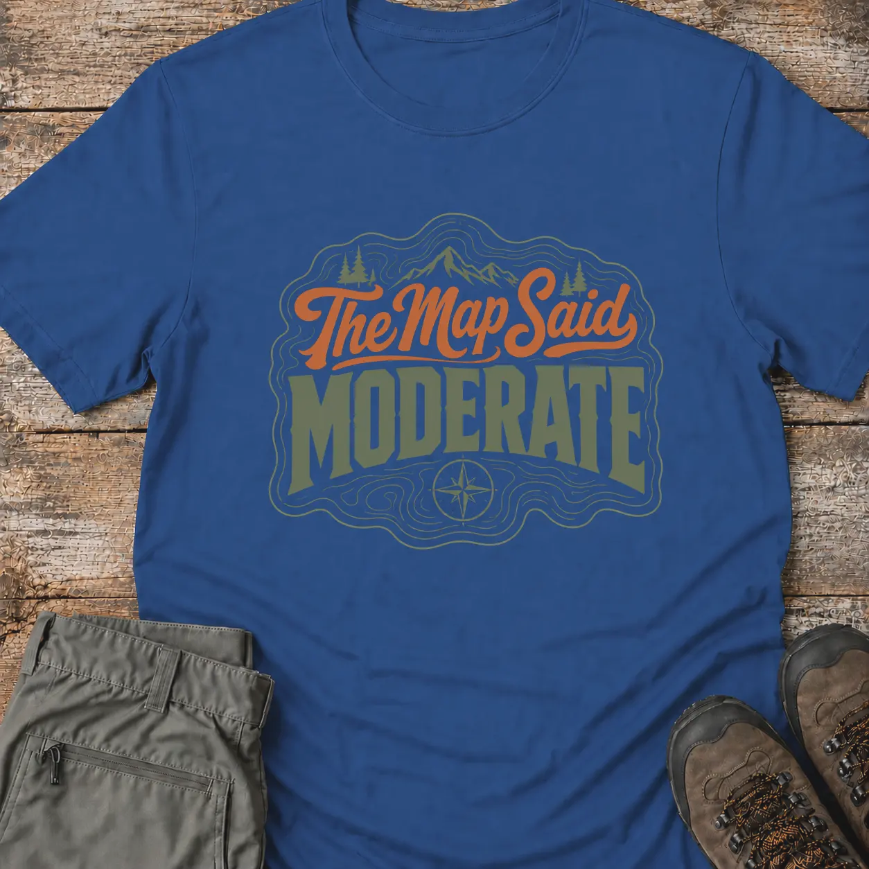 THE MAP SAID MODERATE T‑Shirt