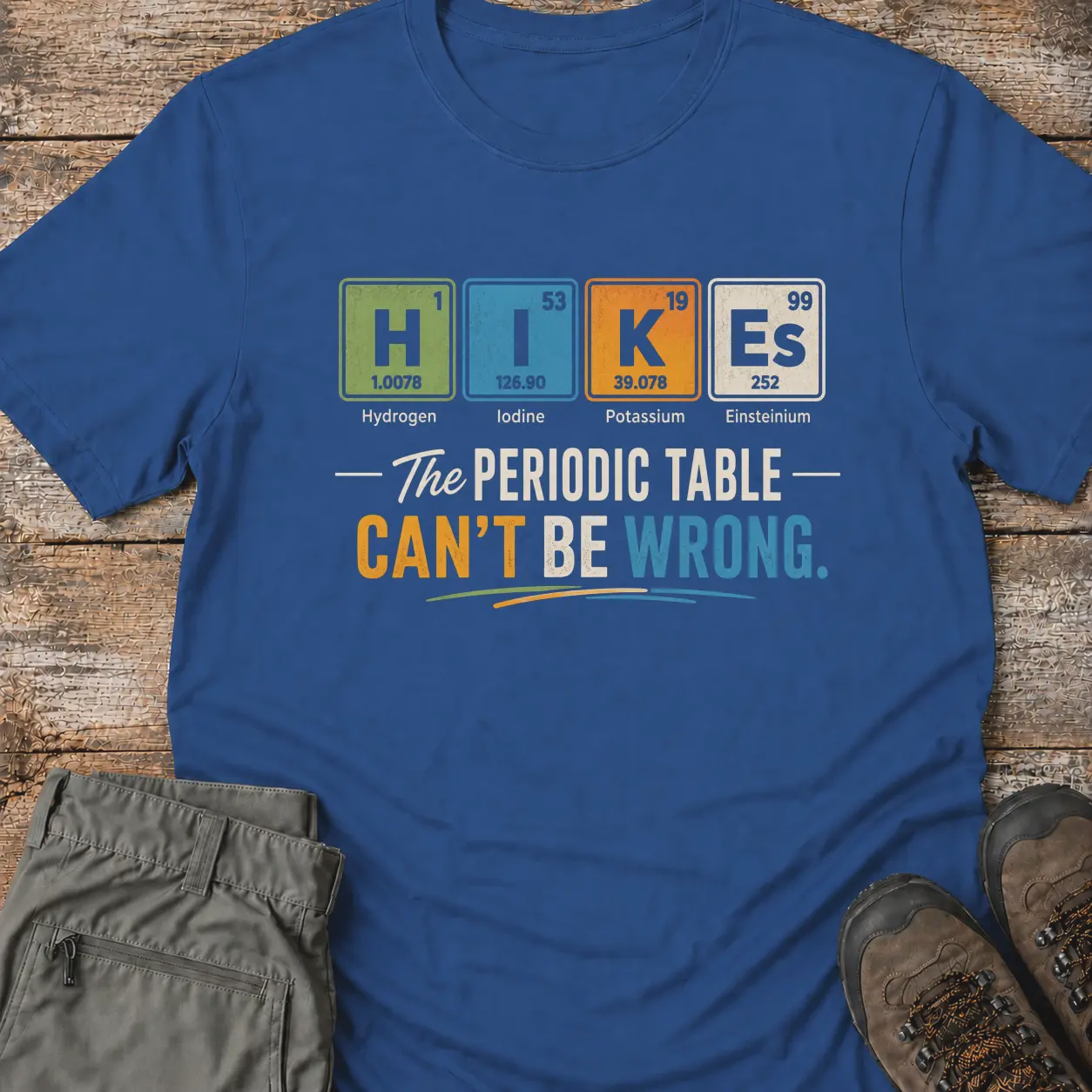 HIKES PERIODIC TABLE T‑Shirt