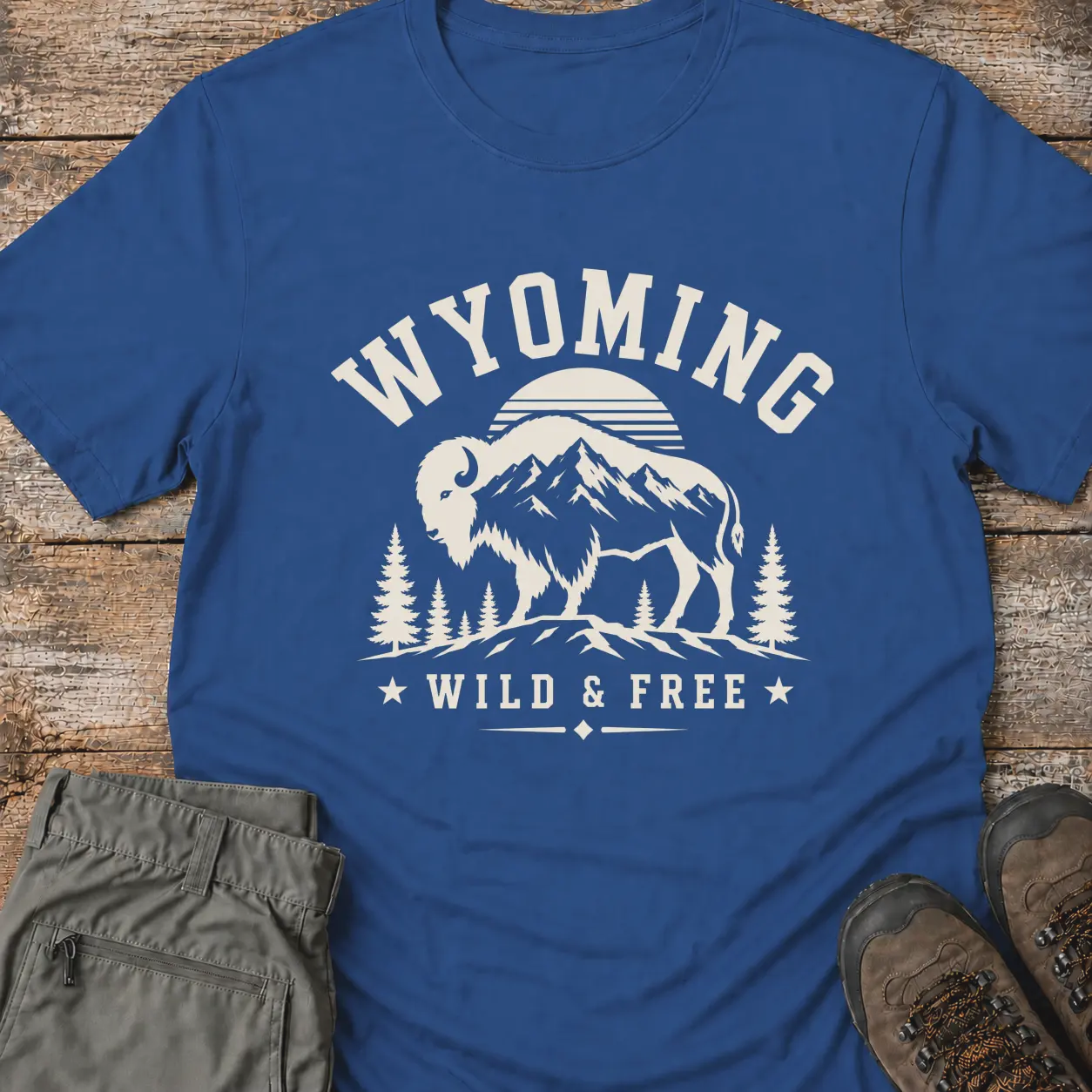 WYOMING WILD & FREE T-Shirt