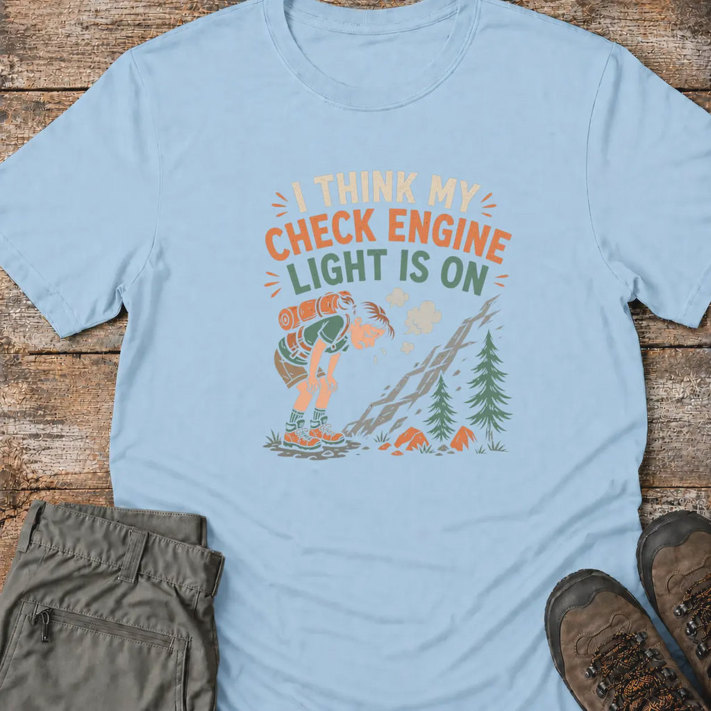 CHECK ENGINE LIGHT IS ON T-Shirt
