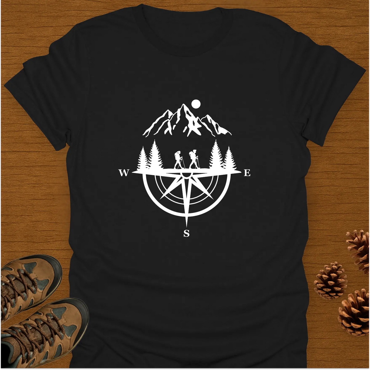 PINE AND COMPASS T-Shirt