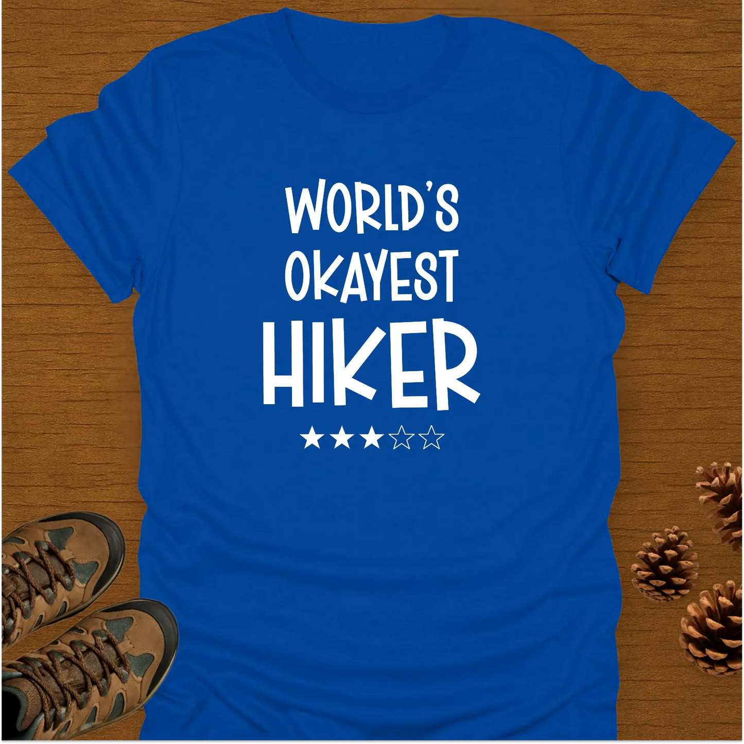 WORLD'S OKAYEST HIKER* T-Shirt