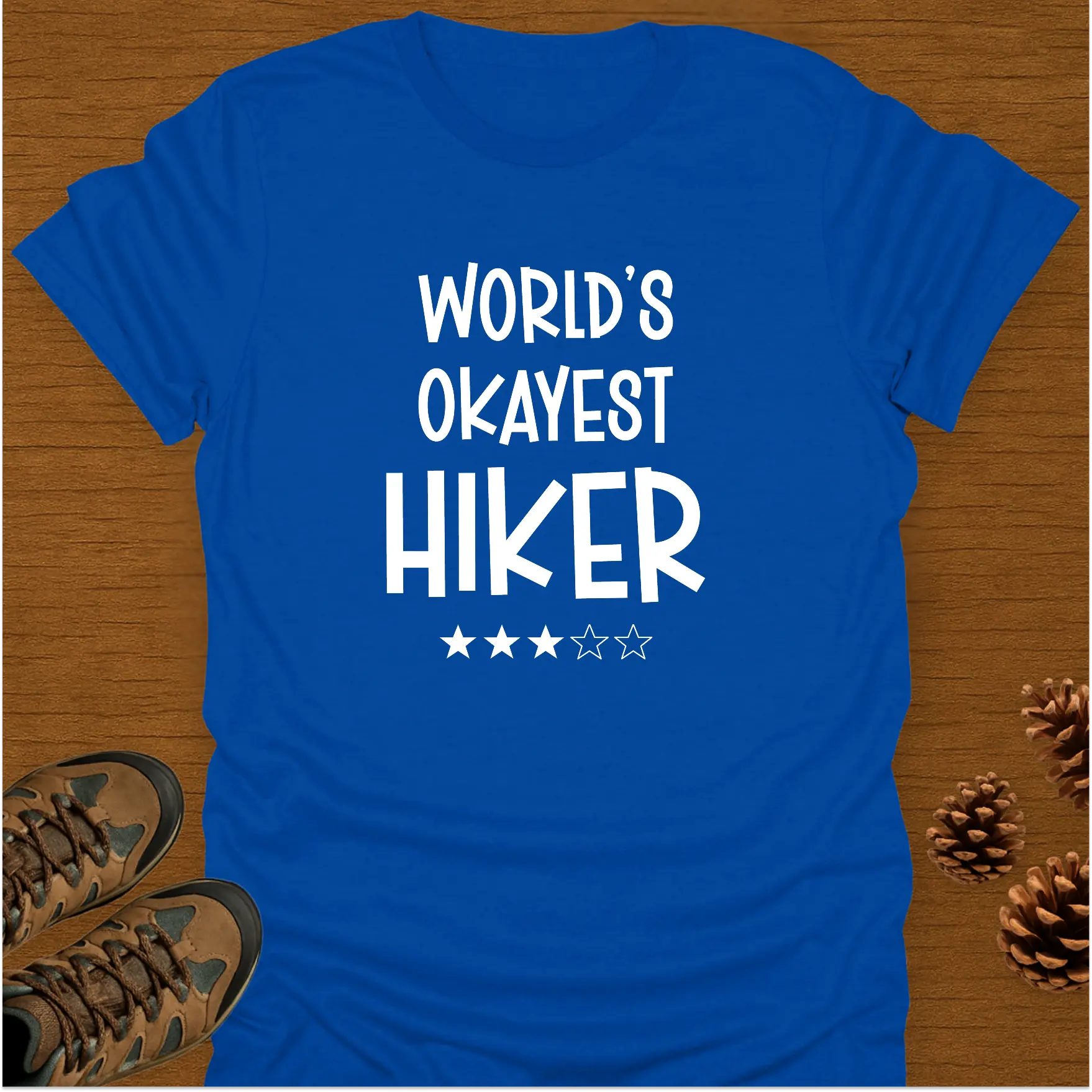 WORLD'S OKAYEST HIKER* T-Shirt